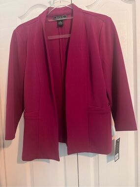 New York & Company Women's Blazer Jacket in Magenta